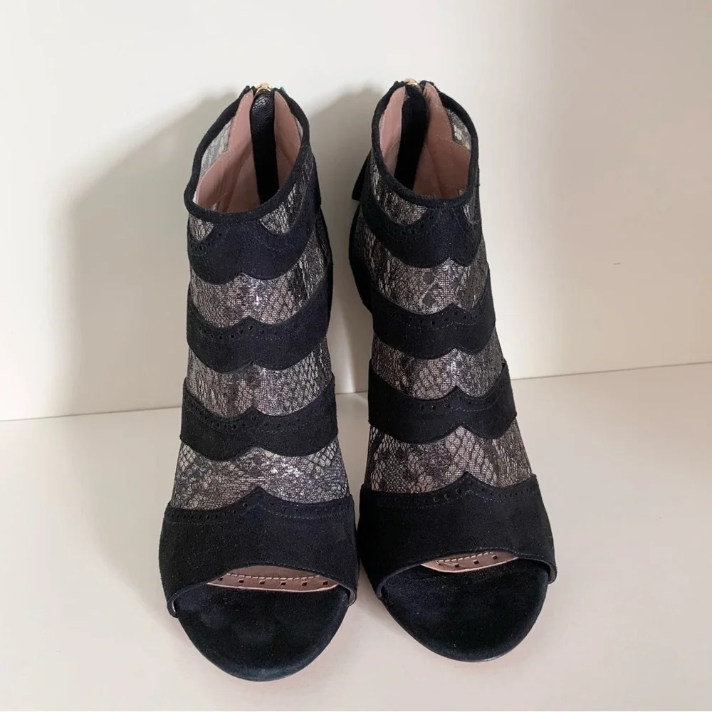 Jean-Michel Cazabat lace Oxford booties